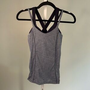 Lululemon Run For Gold Tank with Built in Bra